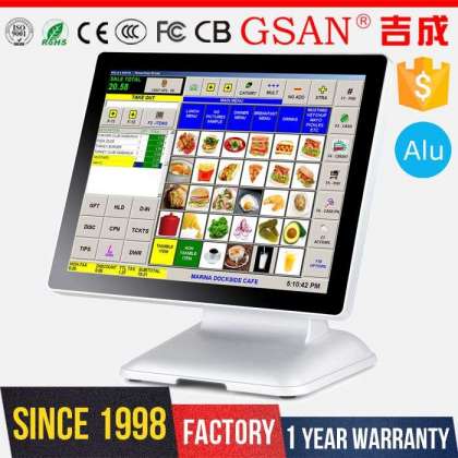 Touch POS Terminal Aluminum POS Machine for Supermarket